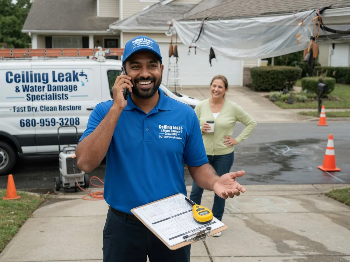 Ceiling Leak Cleanup Sheyenne, ND FAQs